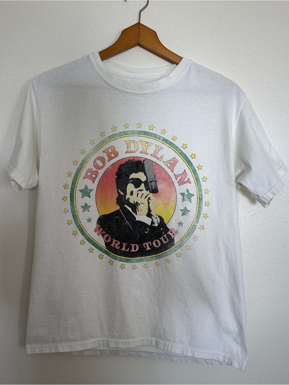 Prince Peter Collection White Bob Dylan World Tour Graphic Tee